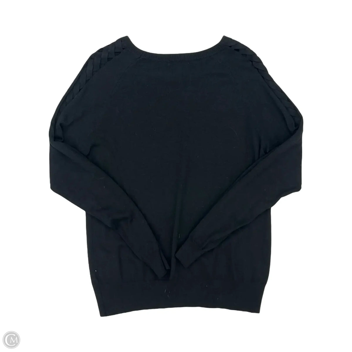 Sweater By Clothes Mentor In Black, Size: L