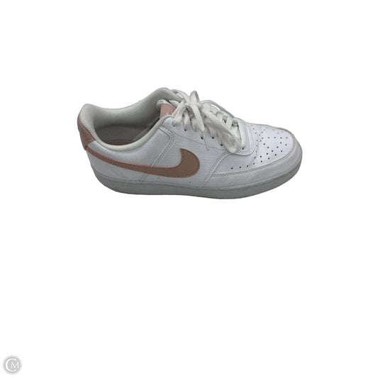 Shoes Sneakers By Nike In Pink & White, Size: 9