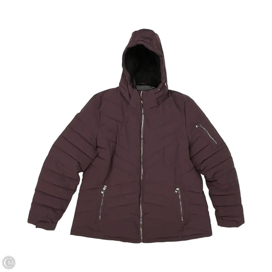 Coat Puffer & Quilted By Zero Xposure In Purple, Size: Xl