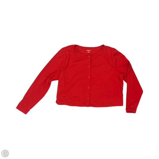 Top Long Sleeve By Wild Fable In Red, Size: Xxl