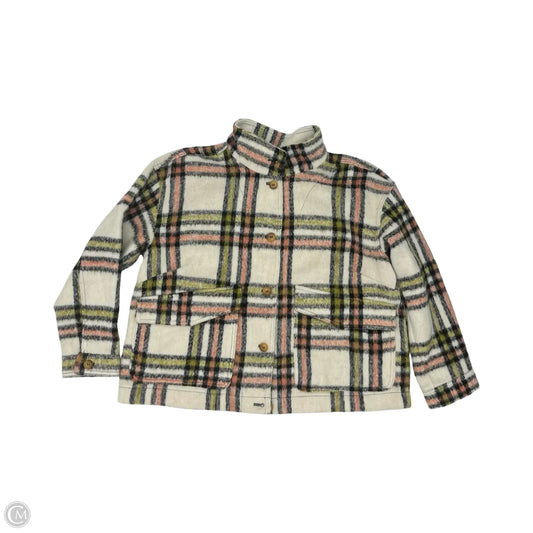 Jacket Shirt By Bagatelle In Plaid Pattern, Size: 1x