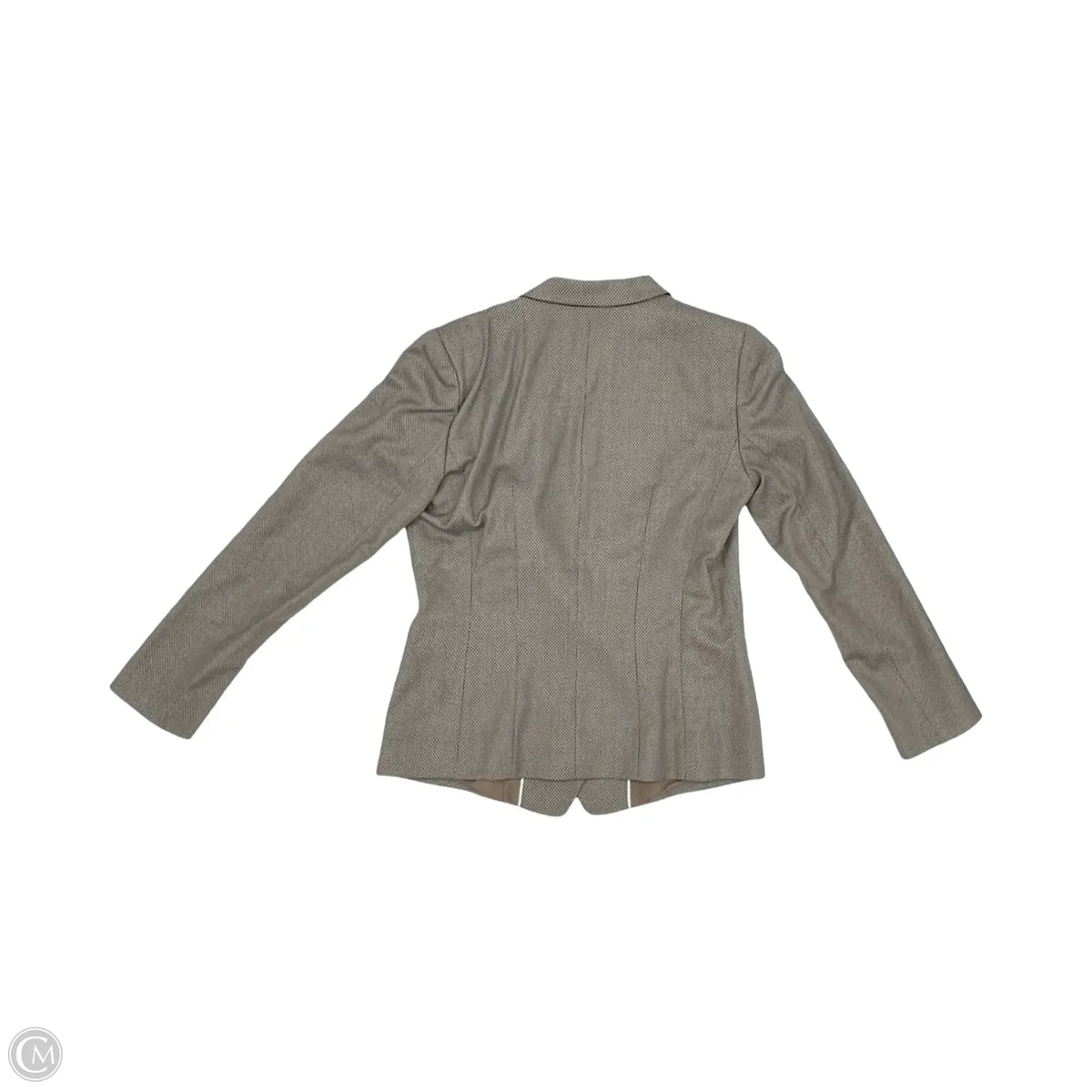 Blazer Designer By Lafayette 148 In Tan, Size: S