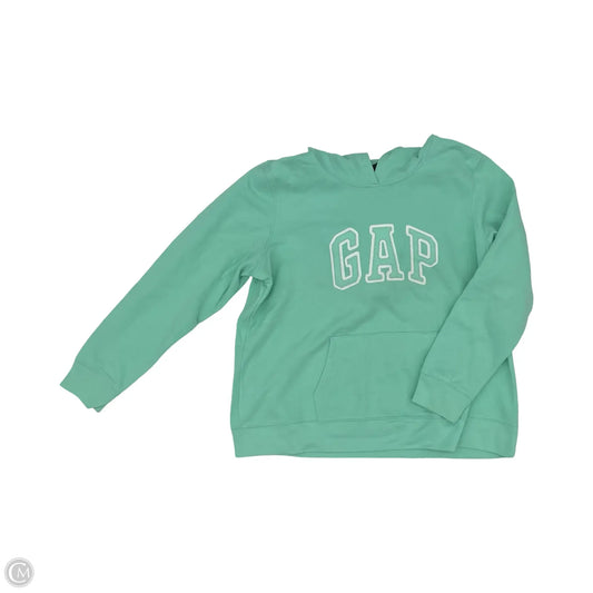 Sweatshirt Hoodie By Gap In Green, Size: Xl