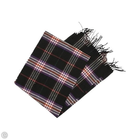 Scarf Winter By Clothes Mentor In Plaid Pattern