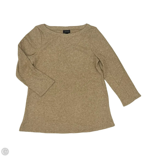 Top Long Sleeve By J. Jill In Brown, Size: S