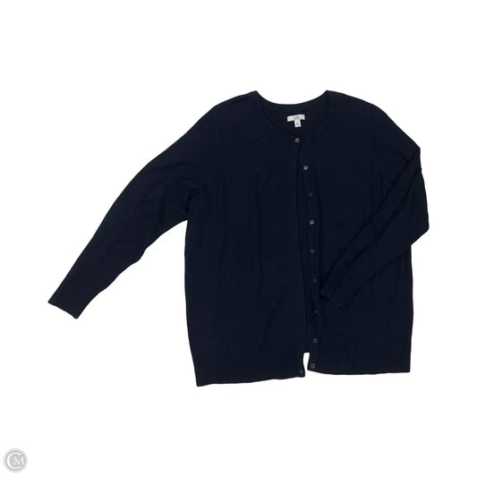 Cardigan By Croft And Barrow In Navy, Size: 1x