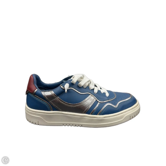 Shoes Sneakers By Free People In Blue & Red, Size: 8.5