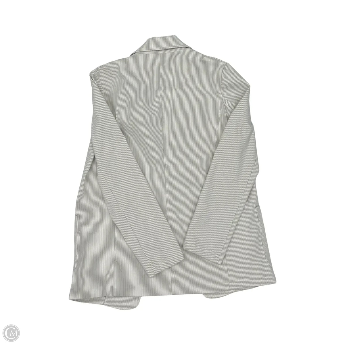 Blazer By Max Studio In Tan & White, Size: S