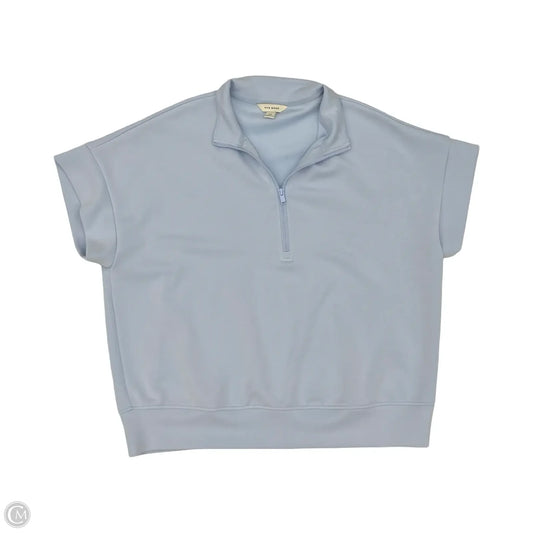 Top Short Sleeve By Rae Mode In Blue, Size: 1x