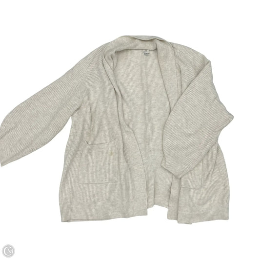 Sweater Cardigan By A New Day In Tan, Size: 2x