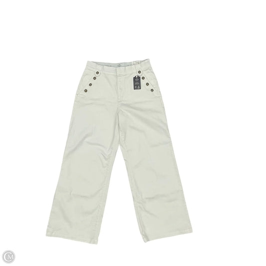 Jeans Wide Leg By St Johns Bay In White Denim, Size: 12