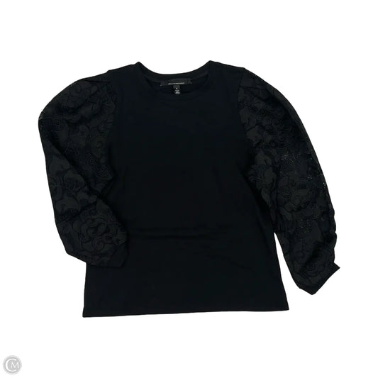 Blouse Long Sleeve By White House Black Market In Black, Size: S
