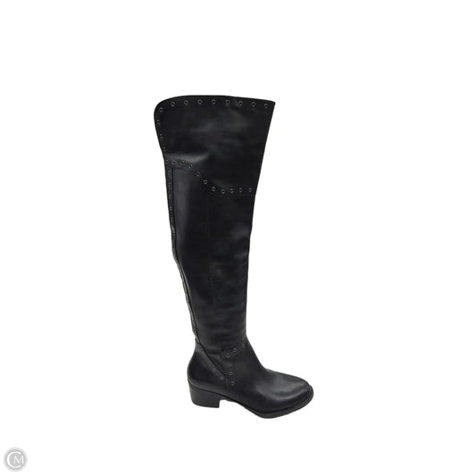 Boots Leather By Vince Camuto In Black, Size: 9.5