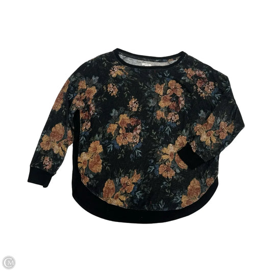 Top Long Sleeve By Maurices In Floral Print, Size: 2x