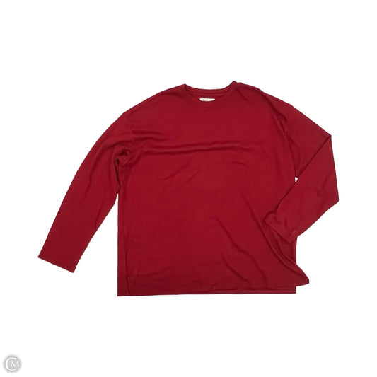 Top Long Sleeve By Maurices In Red, Size: Xl