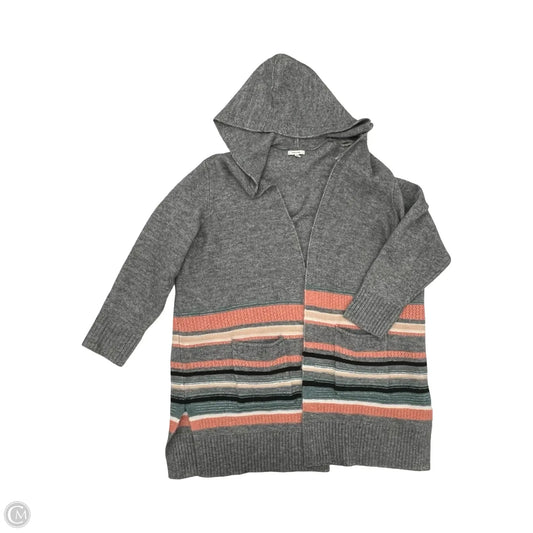 Sweater Cardigan By Maurices In Striped Pattern, Size: 2x