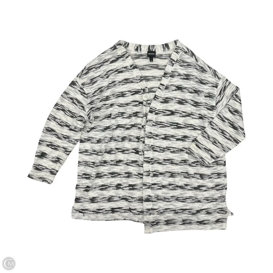 Cardigan By Cmf In Black & Cream, Size: 1x