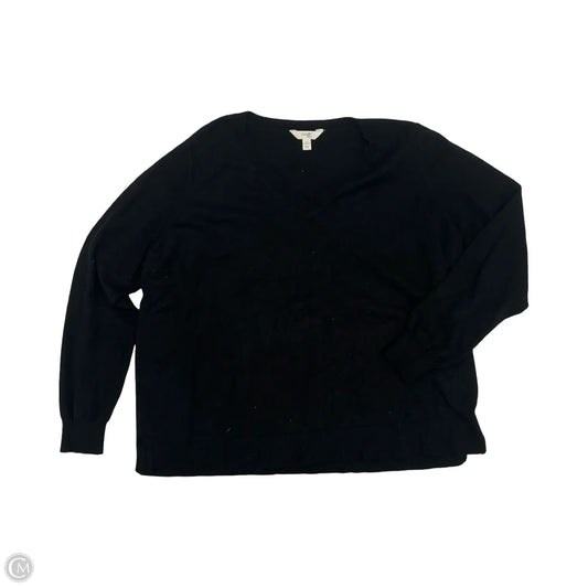 Sweater By Terra & Sky In Black, Size: 1x