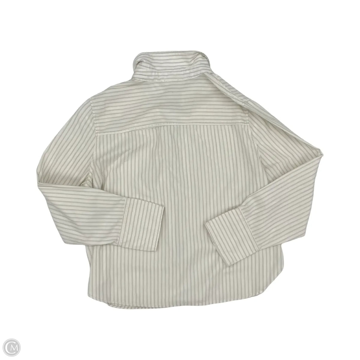 Top Long Sleeve By Max Studio In Striped Pattern, Size: Xl