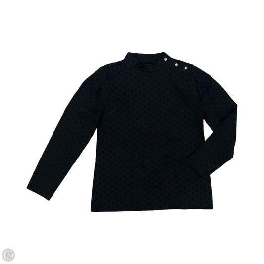 Top Long Sleeve By Ann Taylor In Black, Size: Xs