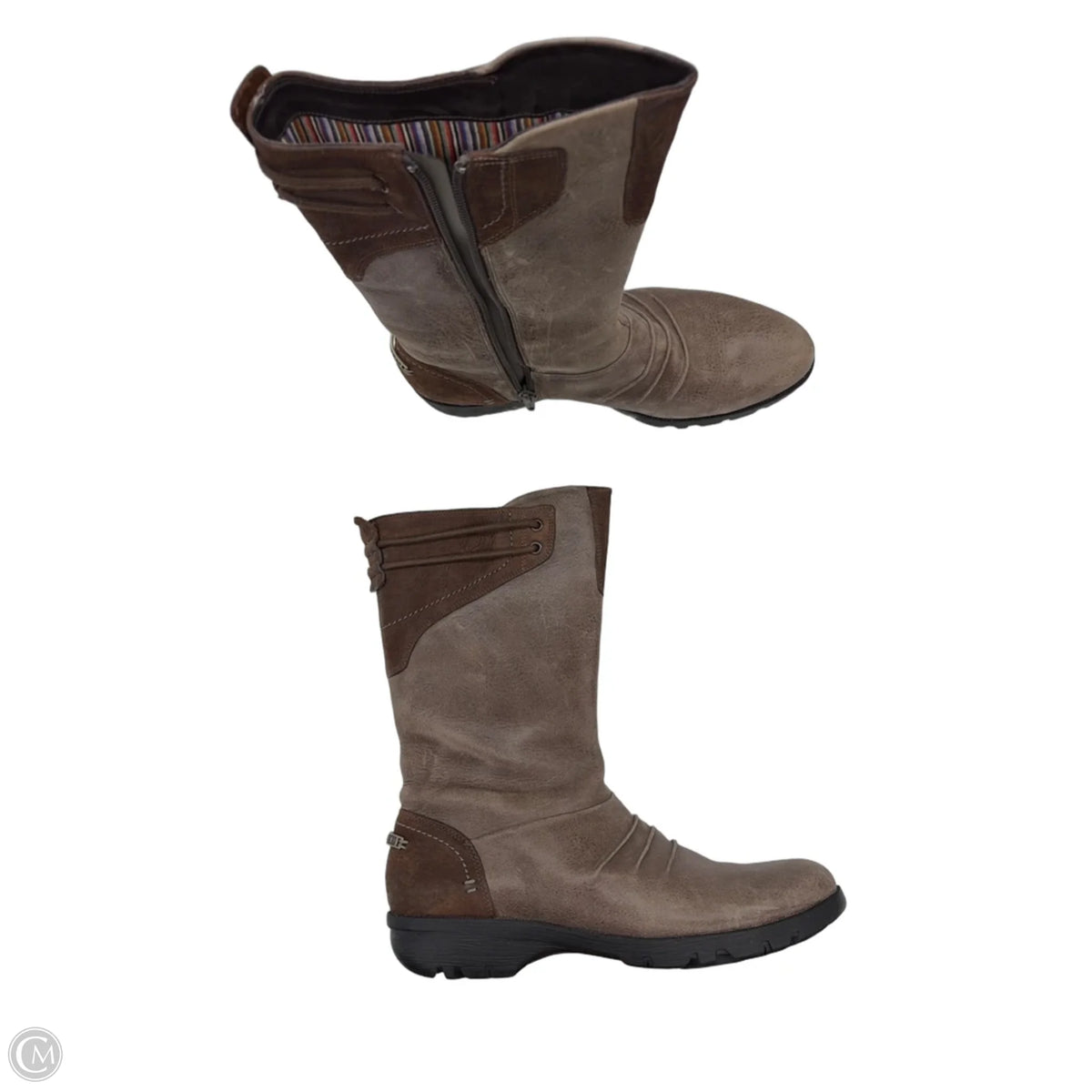 Boots Leather By Merrell In Brown, Size: 10