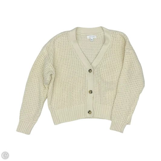 Sweater Cardigan By Popsugar In Cream, Size: Xl