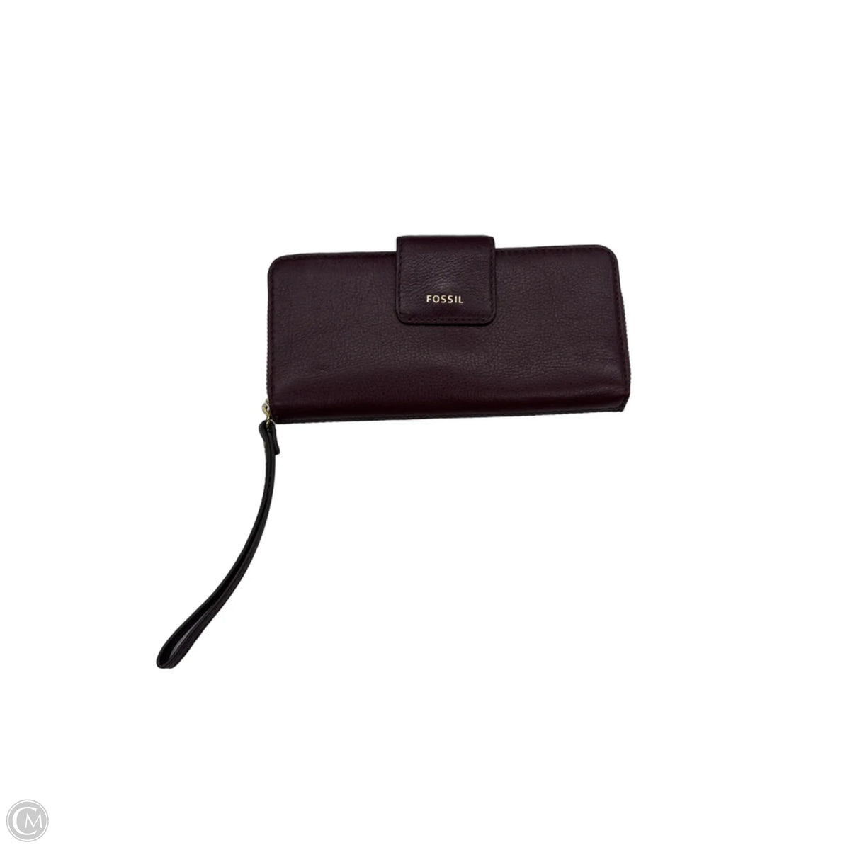 Wallet Leather By Fossil, Size: Large