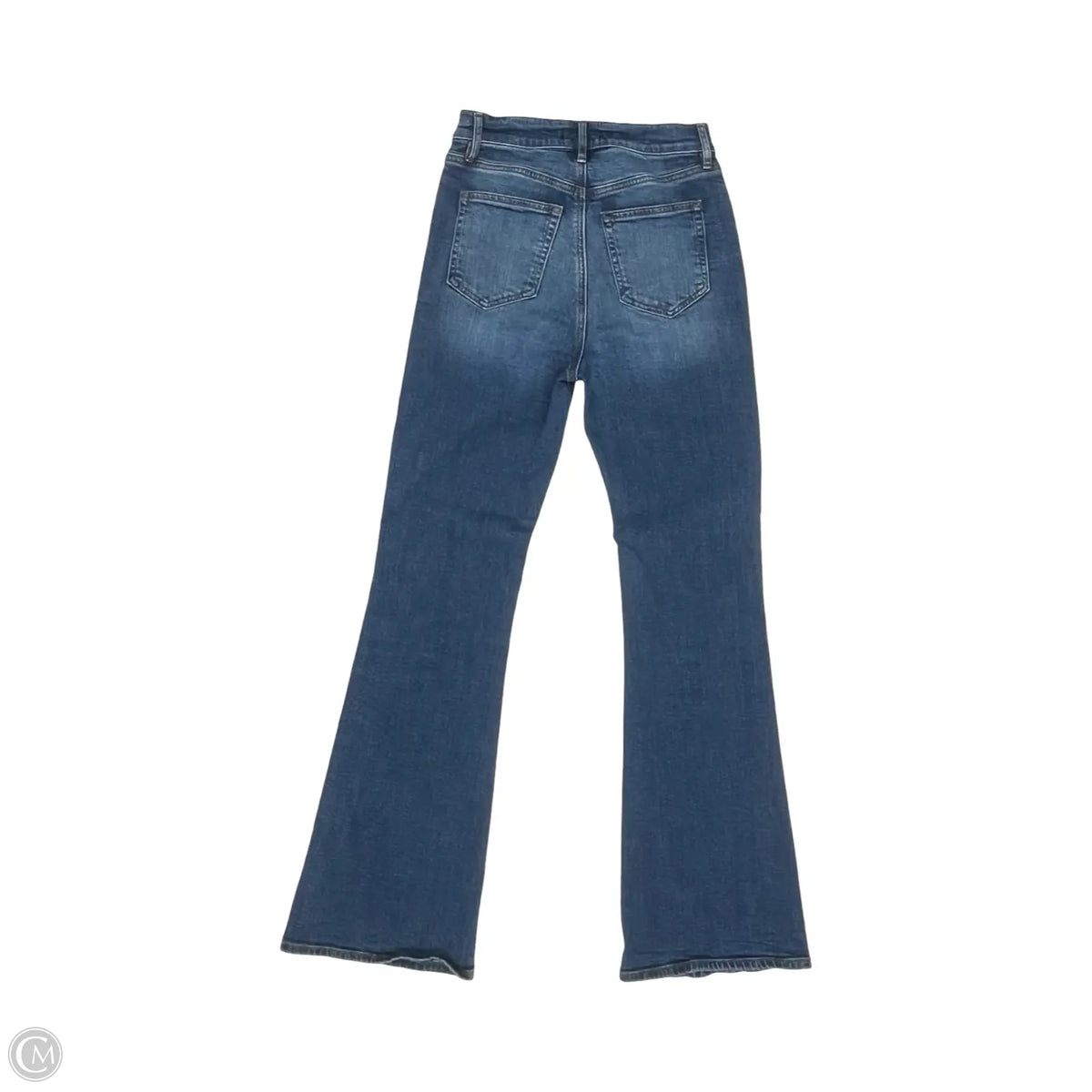 Jeans Flared By Loft In Blue Denim, Size: 0