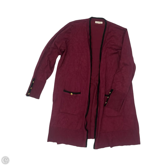 Cardigan By Retrology In Black & Red, Size: Xl