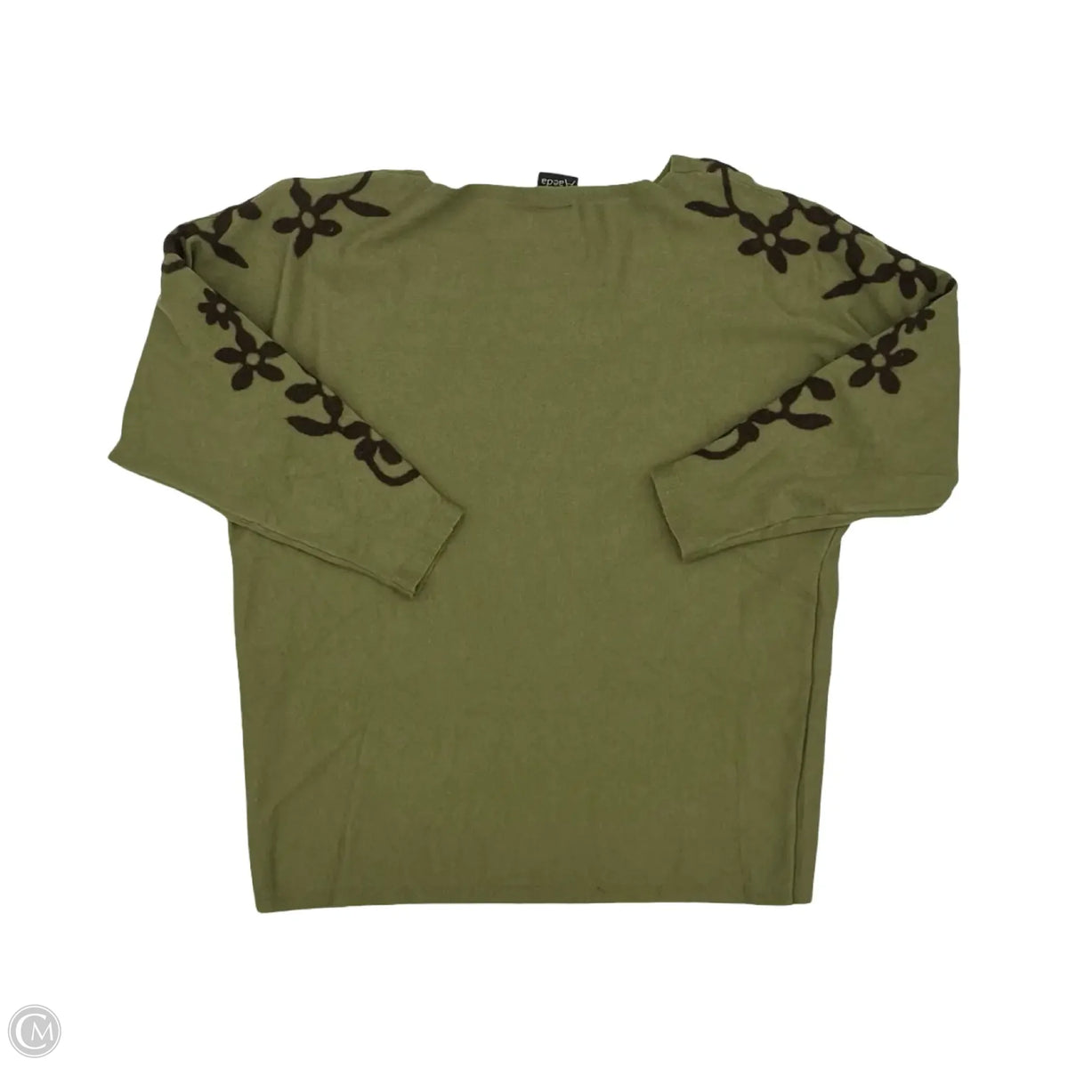 Sweater By Aaeda In Black & Green, Size: S