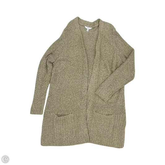 Sweater Cardigan By Time And Tru In Tan, Size: Xl