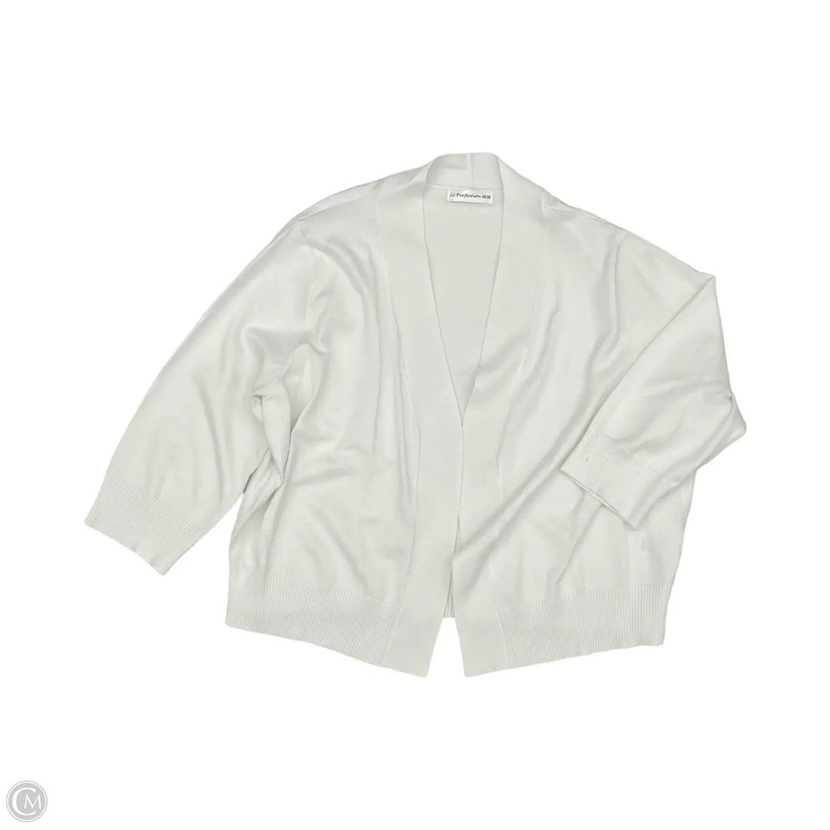 Cardigan By Cmf In White, Size: 3x