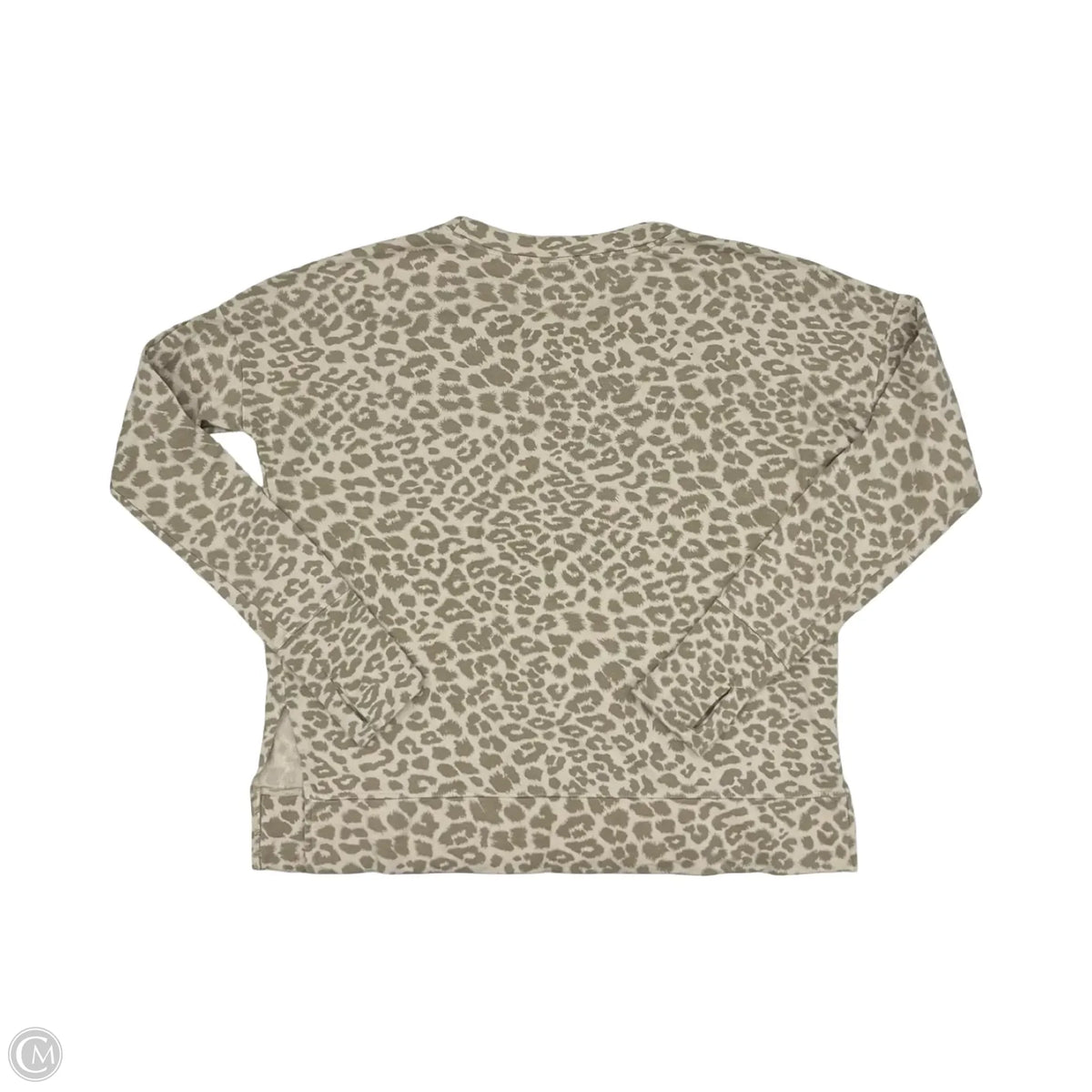 Top Long Sleeve By Glyder In Leopard Print, Size: M