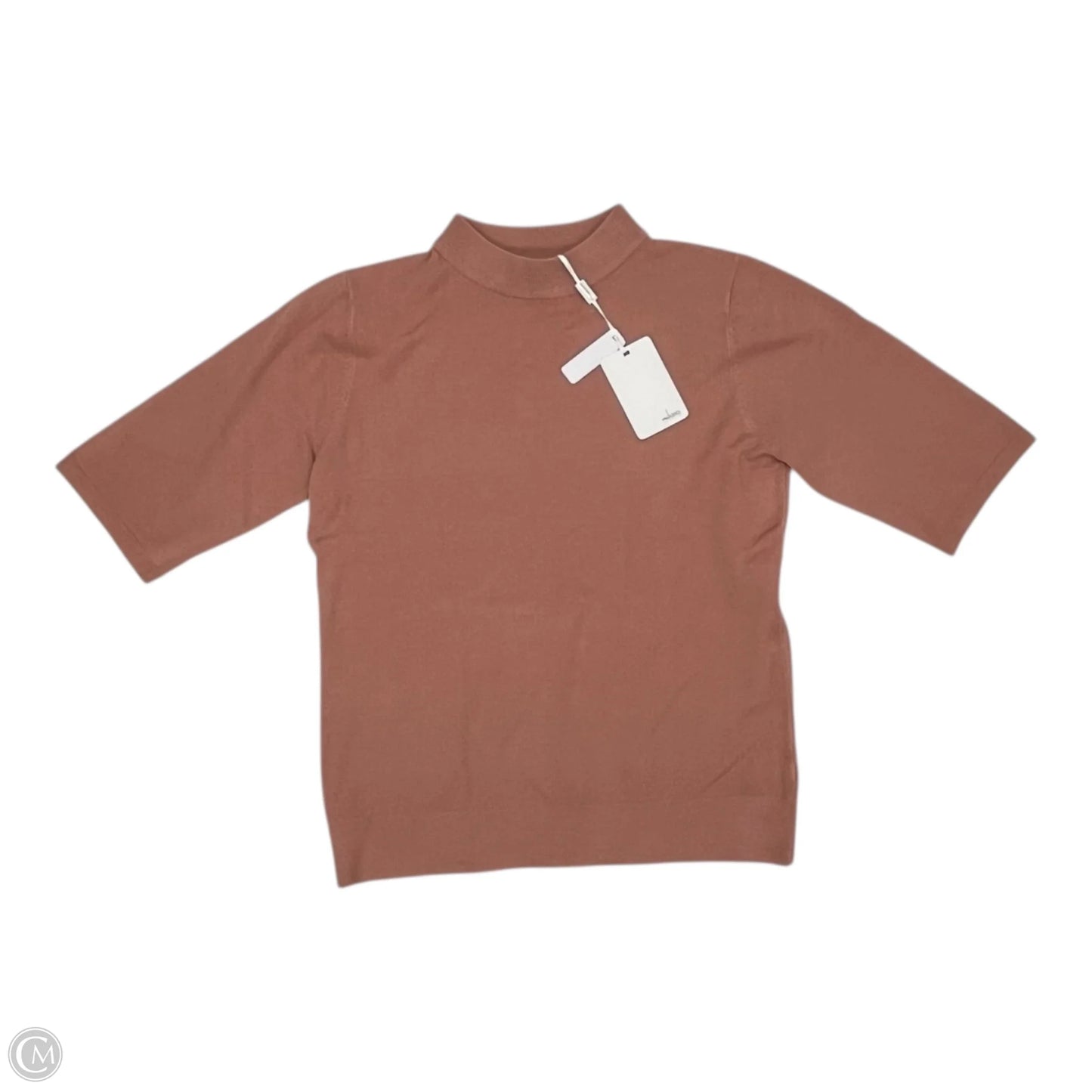 Sweater Short Sleeve By Milano In Pink, Size: S