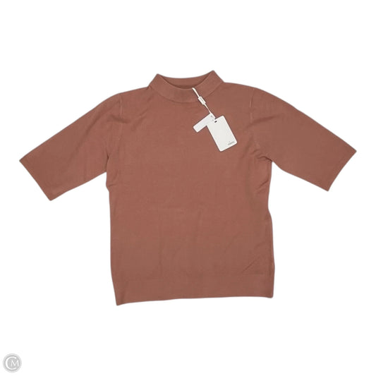 Sweater Short Sleeve By Milano In Pink, Size: S