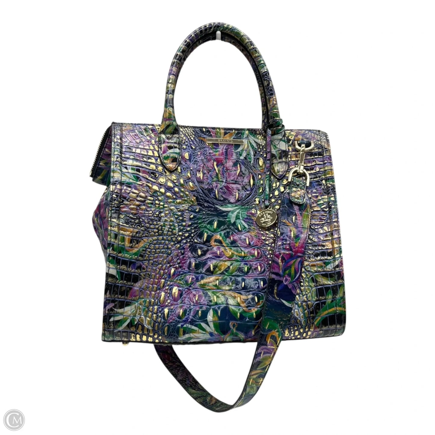 Handbag Designer By Brahmin, Size: Medium