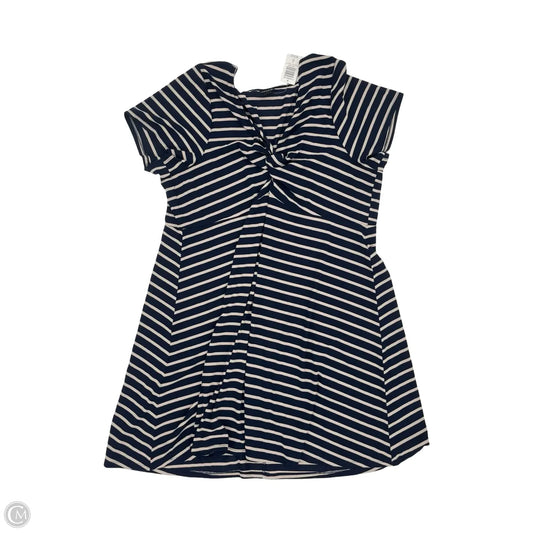 Dress Casual Short By Torrid In Blue & Tan, Size: 4x