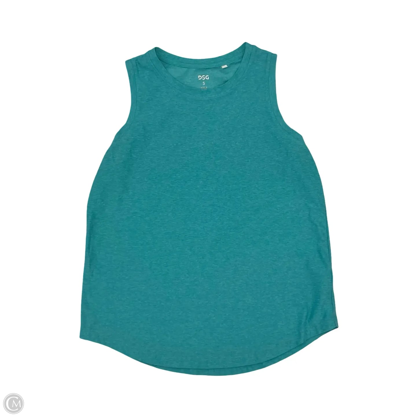 Athletic Tank Top By Dsg Outerwear In Teal, Size: S