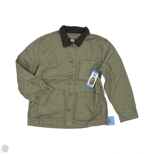 Jacket Designer By Frye In Green, Size: L