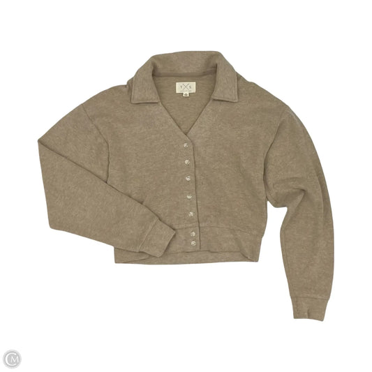 Cardigan By Thread And Supply In Tan, Size: Xs