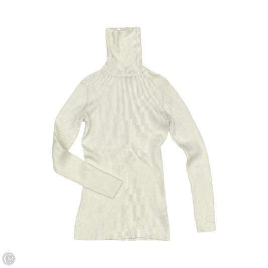 Sweater By Boston Proper In Cream, Size: Xs