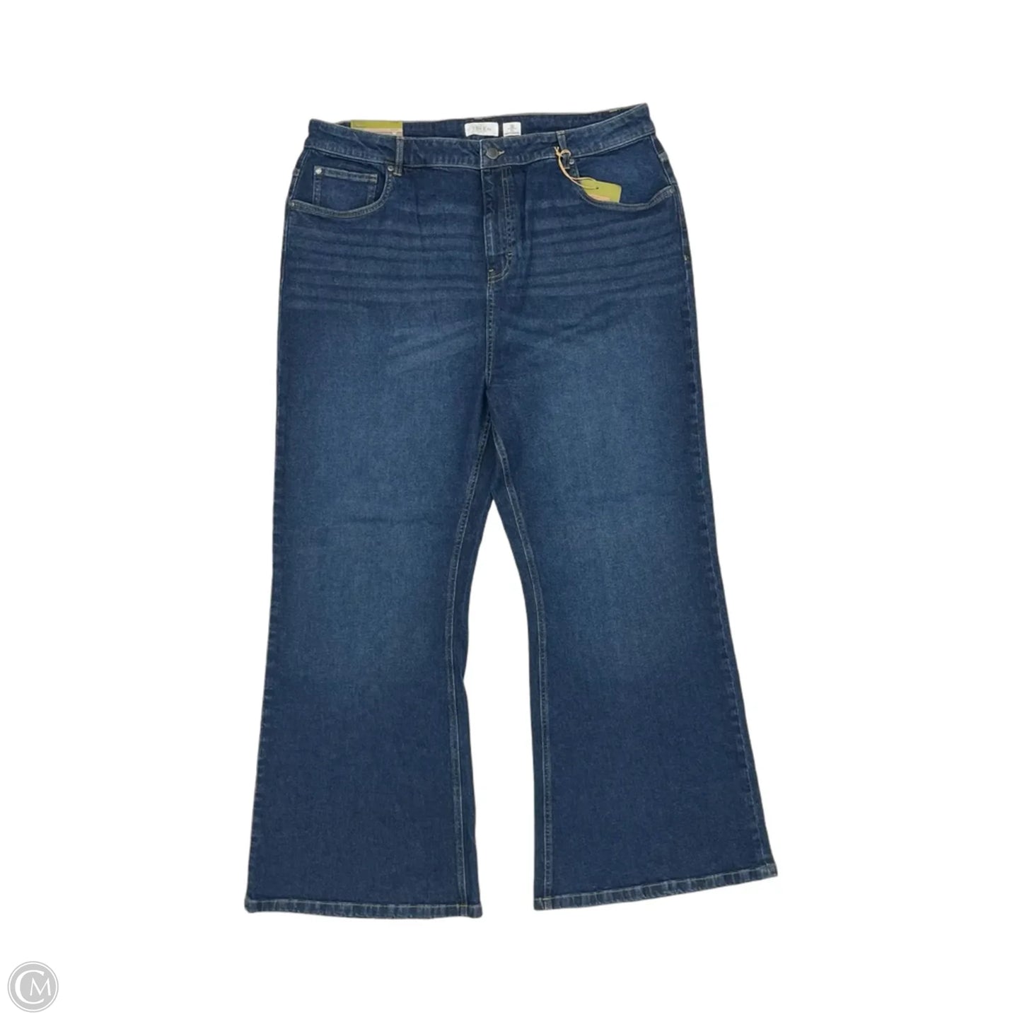 Jeans Boot Cut By Serra In Blue Denim, Size: Xl