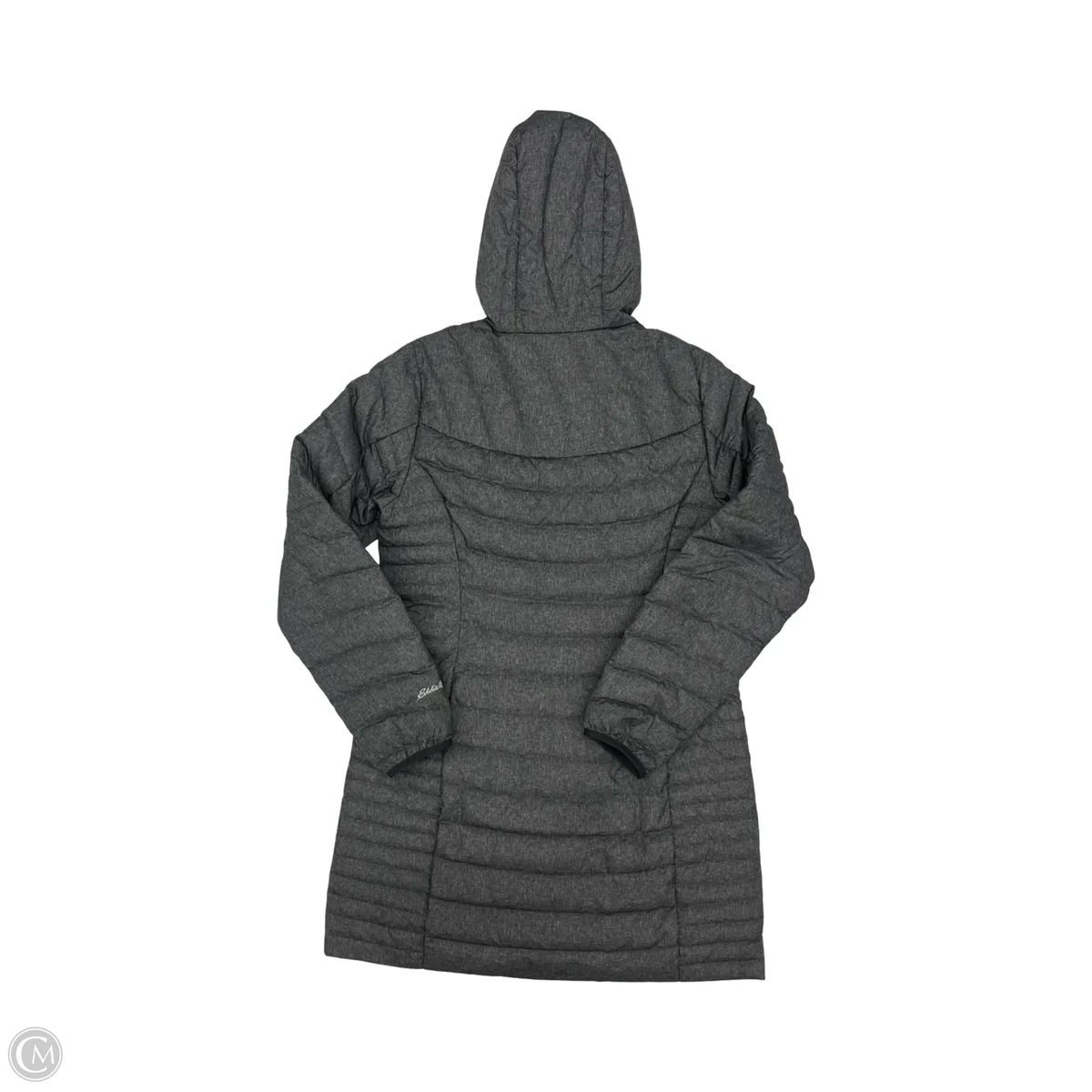 Coat Parka By Eddie Bauer In Grey, Size: M
