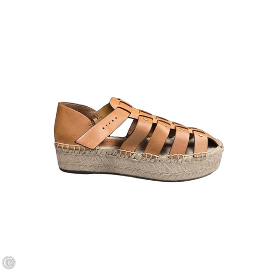 Sandals Designer By Tory Burch In Brown, Size: 8