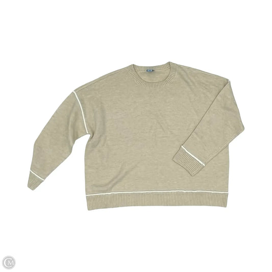Sweater By Cece In Tan, Size: Xl