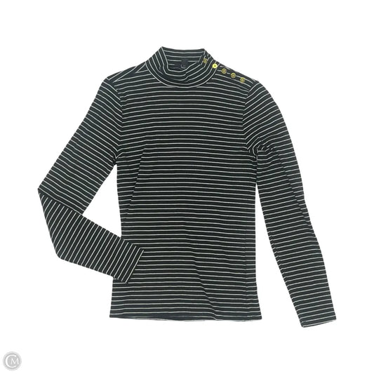 Top Long Sleeve By J. Crew In Black & White, Size: S