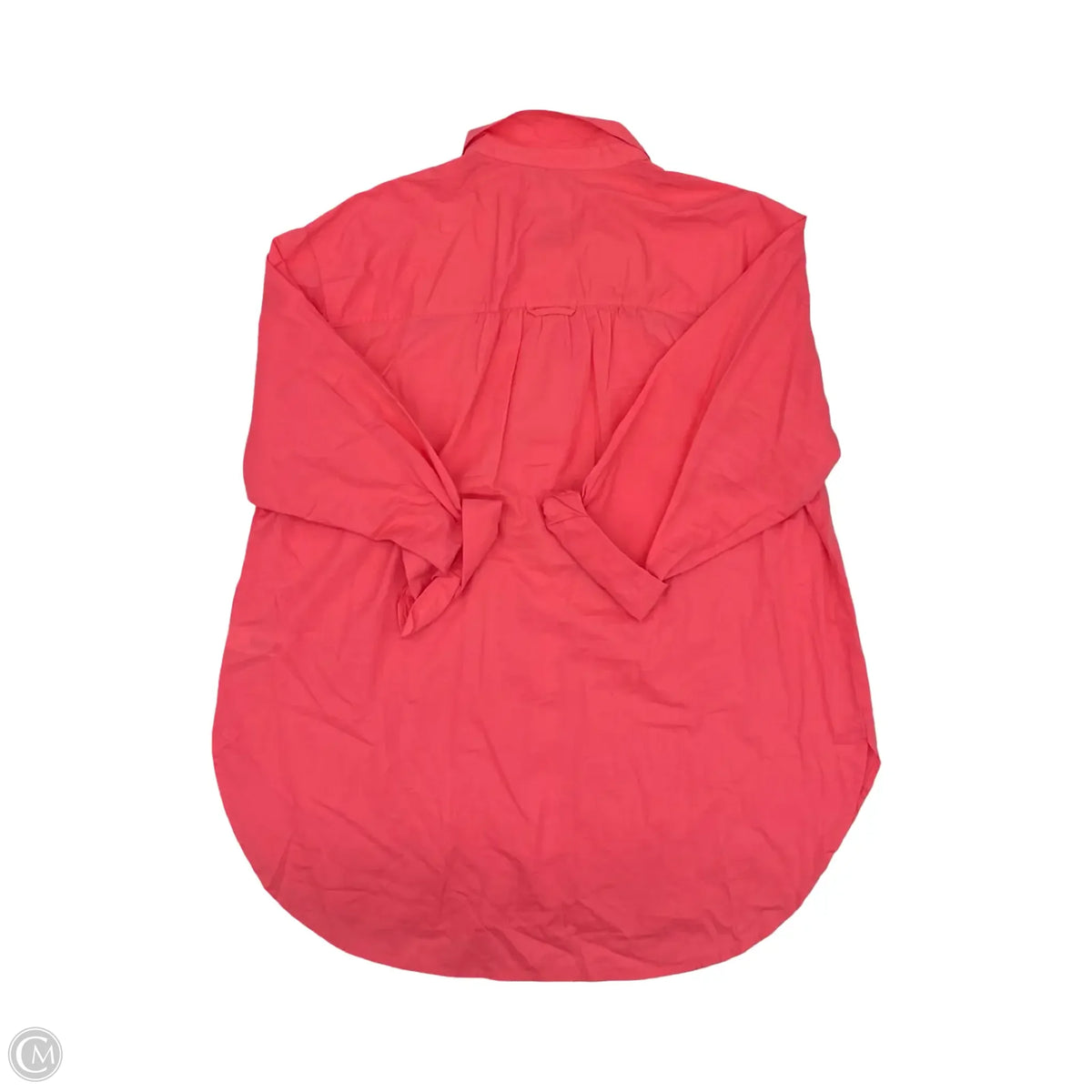 Blouse Long Sleeve By Universal Thread In Pink, Size: Xxl