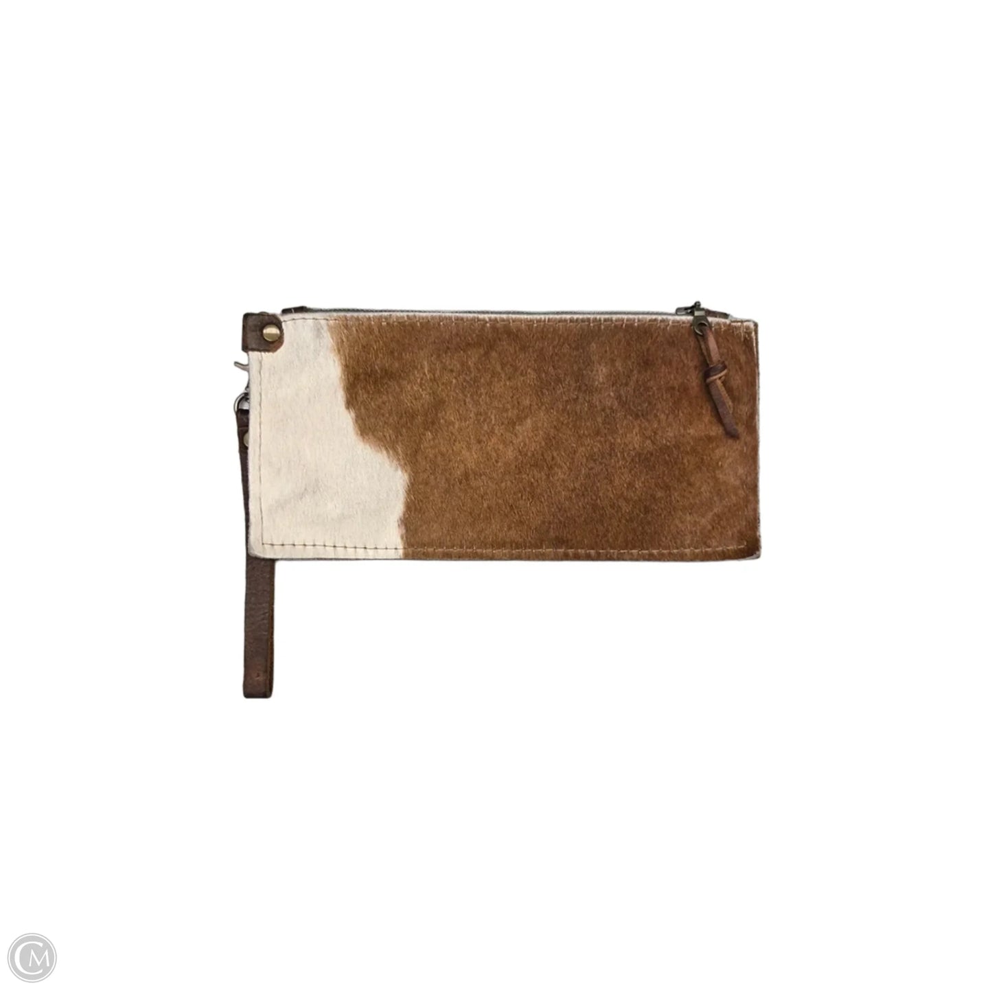 Wristlet Leather By Clothes Mentor, Size: Medium