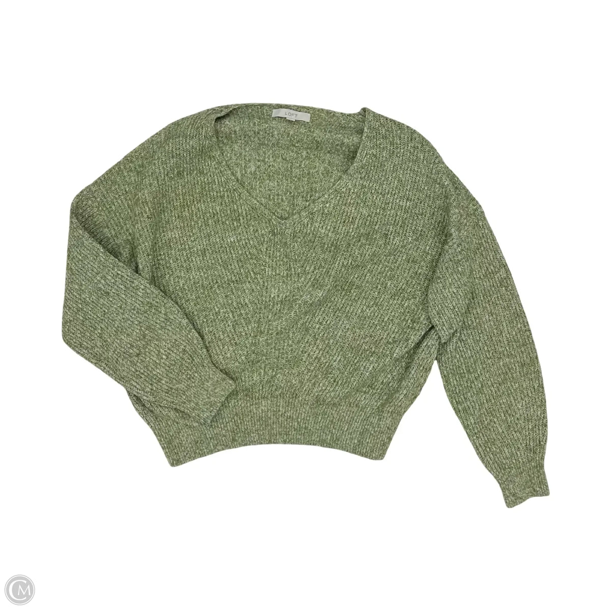 Sweater By Loft In Green, Size: L