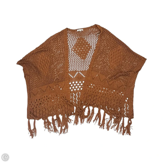 Shawl By Clothes Mentor In Brown, Size: S